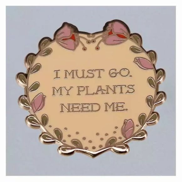 *50% OFF! Plant lady pin enamel I must go my plants need me - Picture 3 of 3